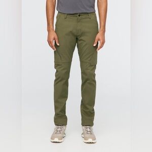 DU/ER Mens Live Free Adventure Pant - Loden Green